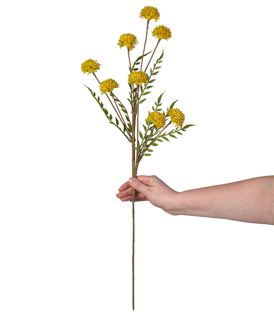 28" Clover Stem: Yellow detail photo 3