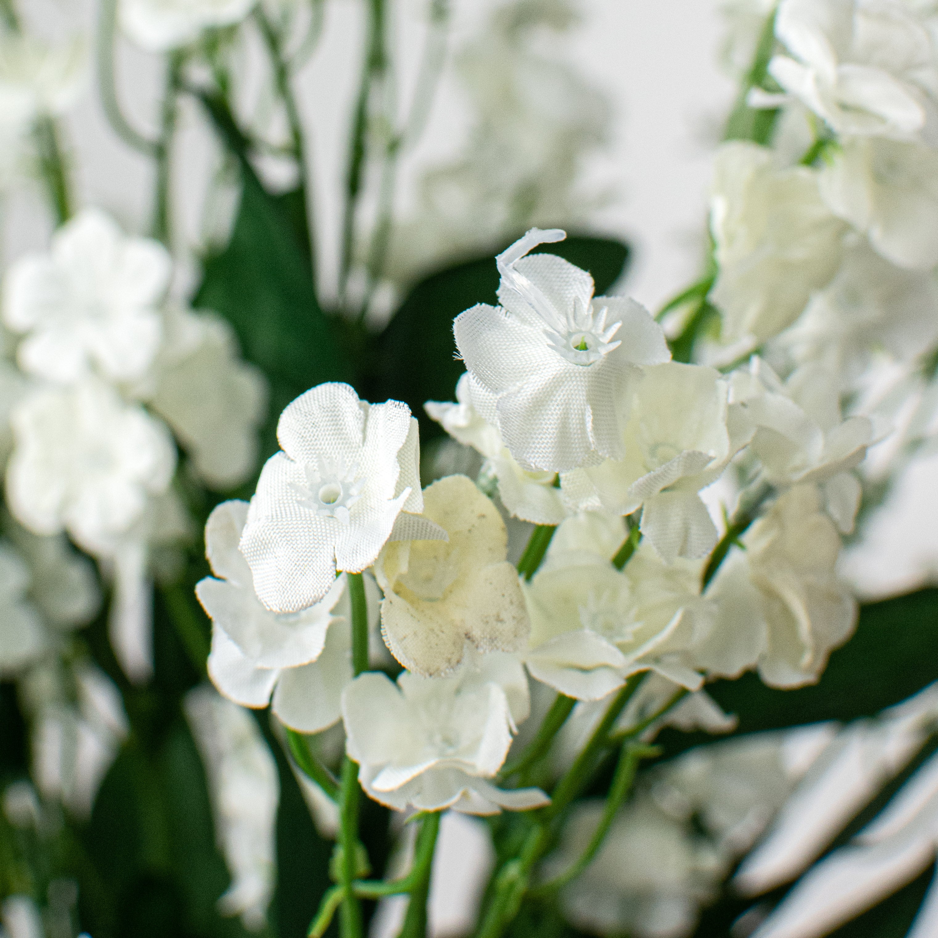19" Colorfast Double Baby's Breath: Cream Lifestyle Photo