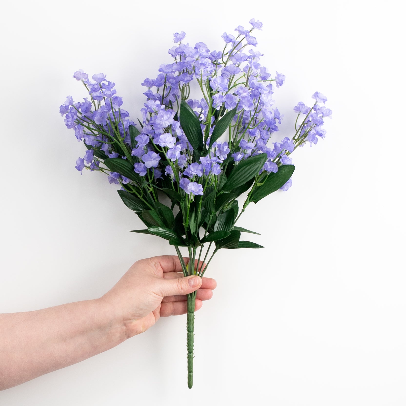 19" Colorfast Double Baby's Breath: Lavender detail photo 3