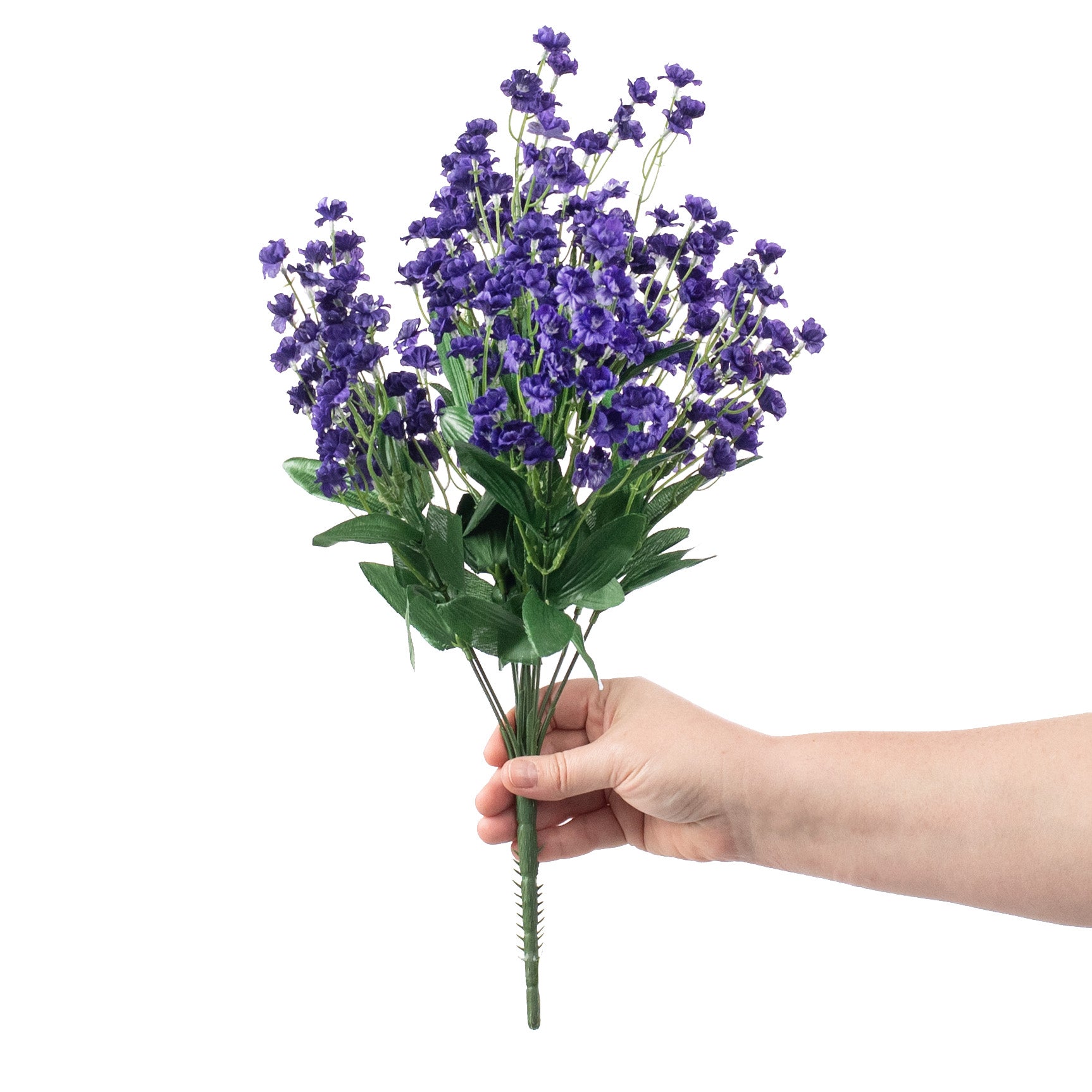 19" Colorfast Double Baby's Breath: Purple detail photo 3