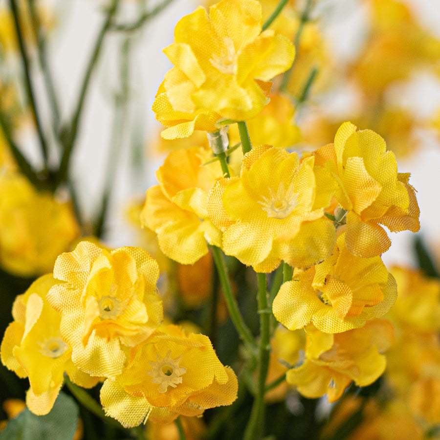 19" Colorfast Double Baby's Breath: Yellow Lifestyle Photo
