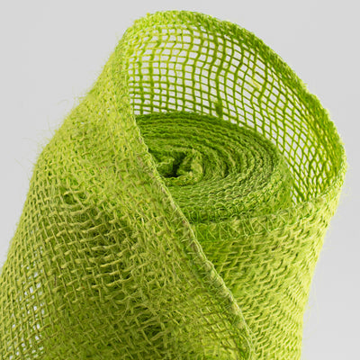 18" Colorfast Loose Weave Burlap: Apple Green (10 Yards) Lifestyle Photo