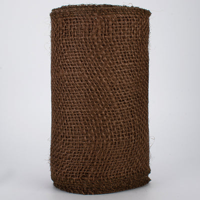 6" Colorfast Loose Weave Burlap: Chocolate (10 Yards) Item Number: RK911641
