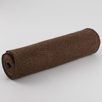 12" Colorfast Loose Weave Burlap: Chocolate (10 Yards) Item Number: RK911741