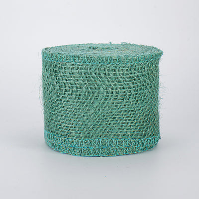 2.5" Colorfast Loose Weave Burlap: Turquoise (10 Yards) Item Number: RK911442