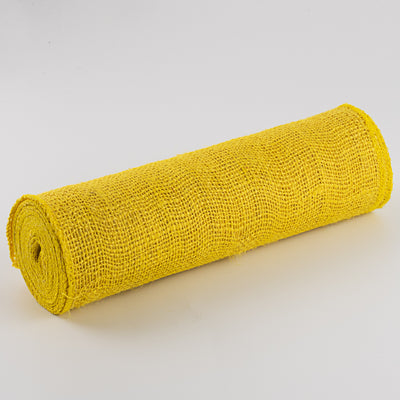 12" Colorfast Loose Weave Burlap: Yellow (10 Yards) Item Number: RK911729
