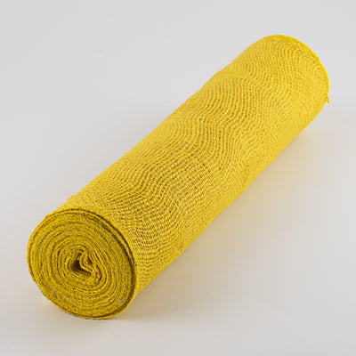 18" Colorfast Loose Weave Burlap: Yellow (10 Yards) Item Number: RK911829