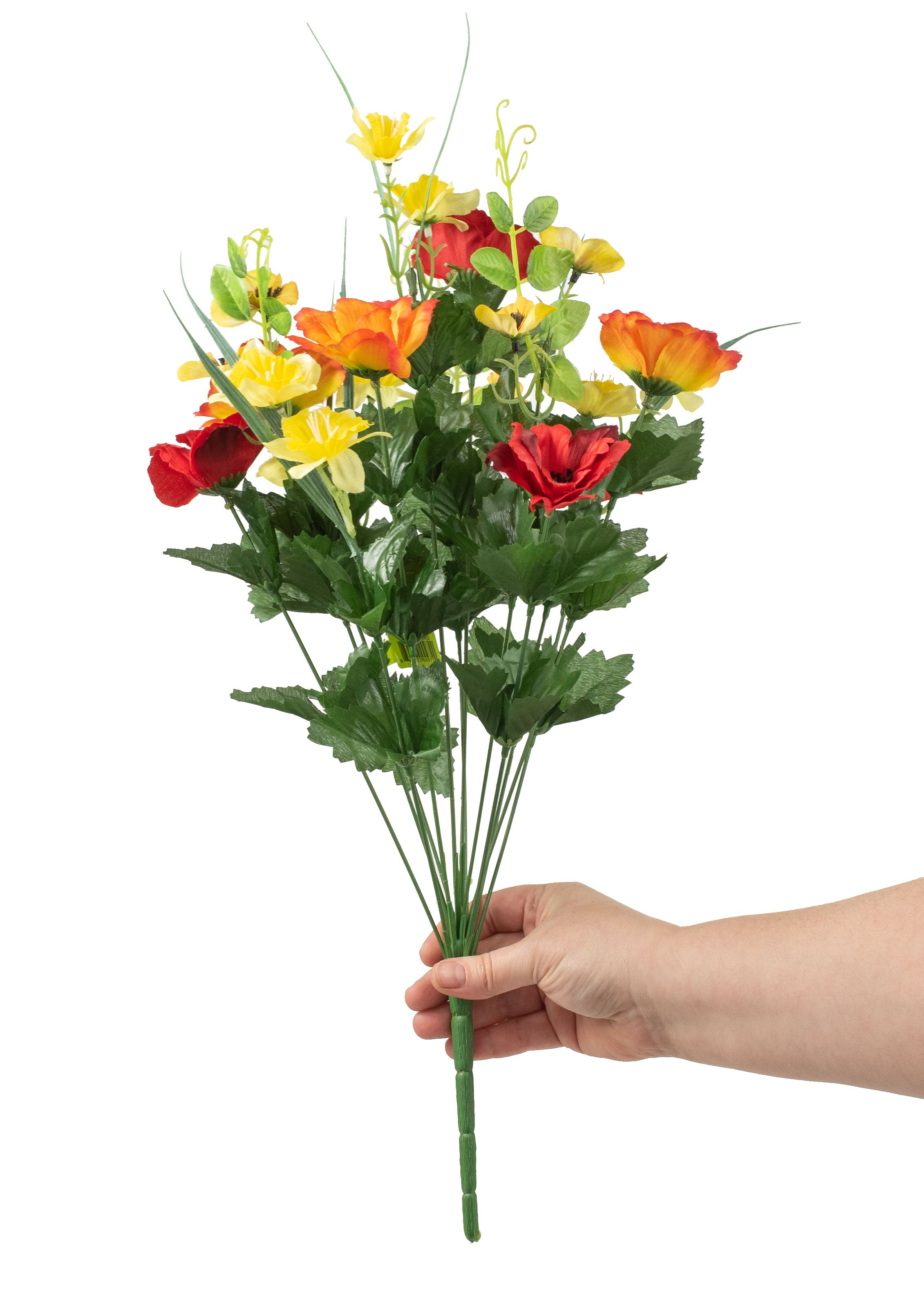 21" Colorfast Poppy Daffodil Bush detail photo 3