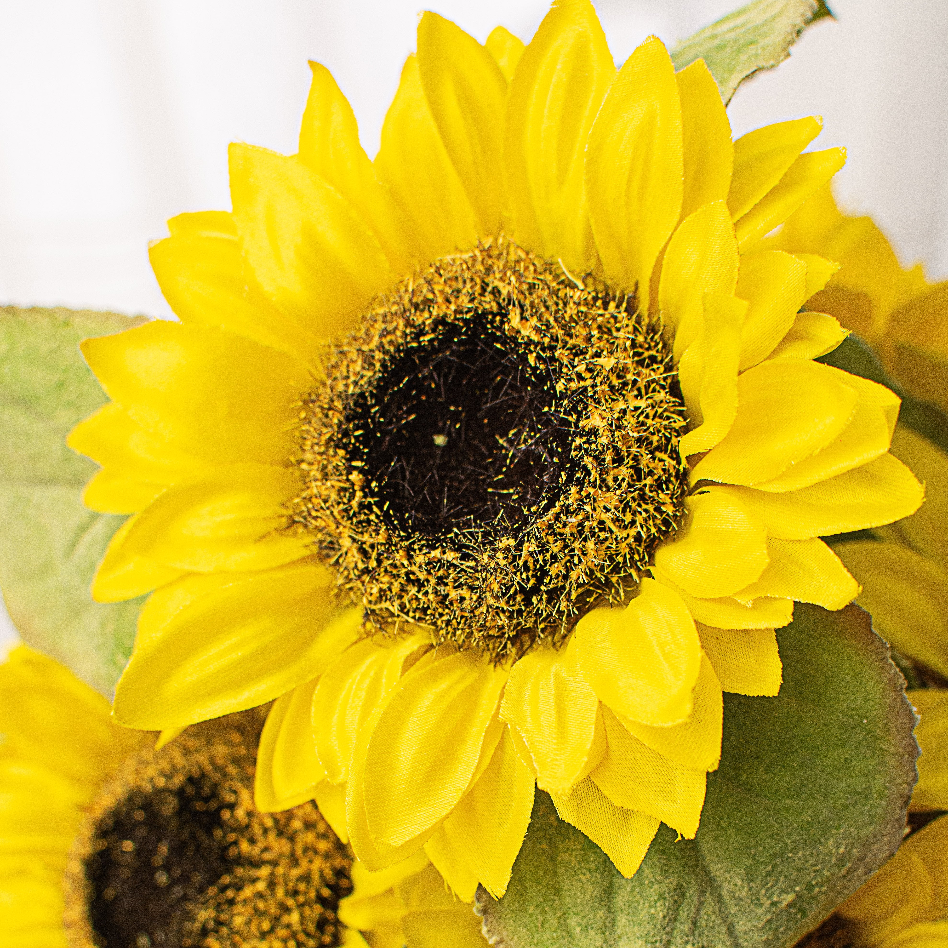 22" Colorfast Sunflower Bush (7): Yellow Lifestyle Photo
