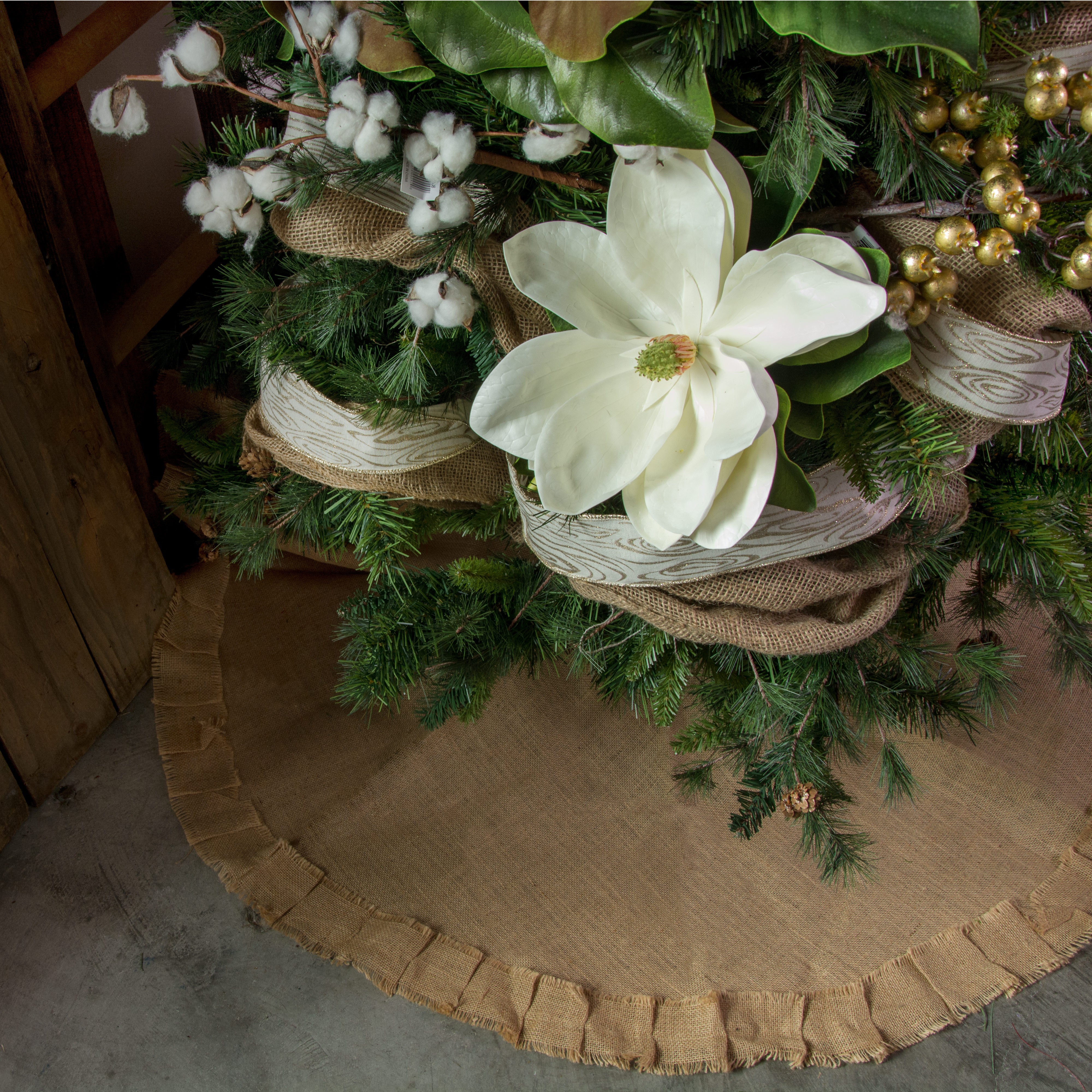 42" Colossal Magnolia Flower Spray: White Lifestyle Photo
