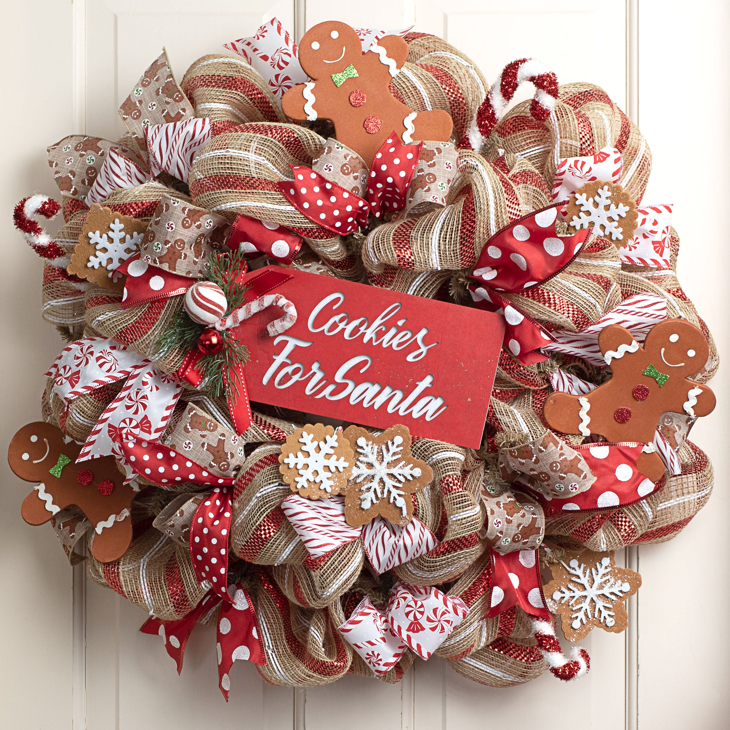 11" Cookies for Santa Gift Tag Ornament Lifestyle Photo
