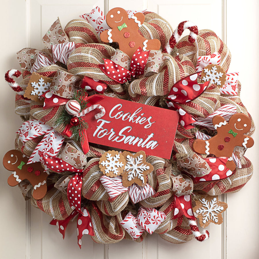 11" Cookies for Santa Gift Tag Ornament Lifestyle Photo