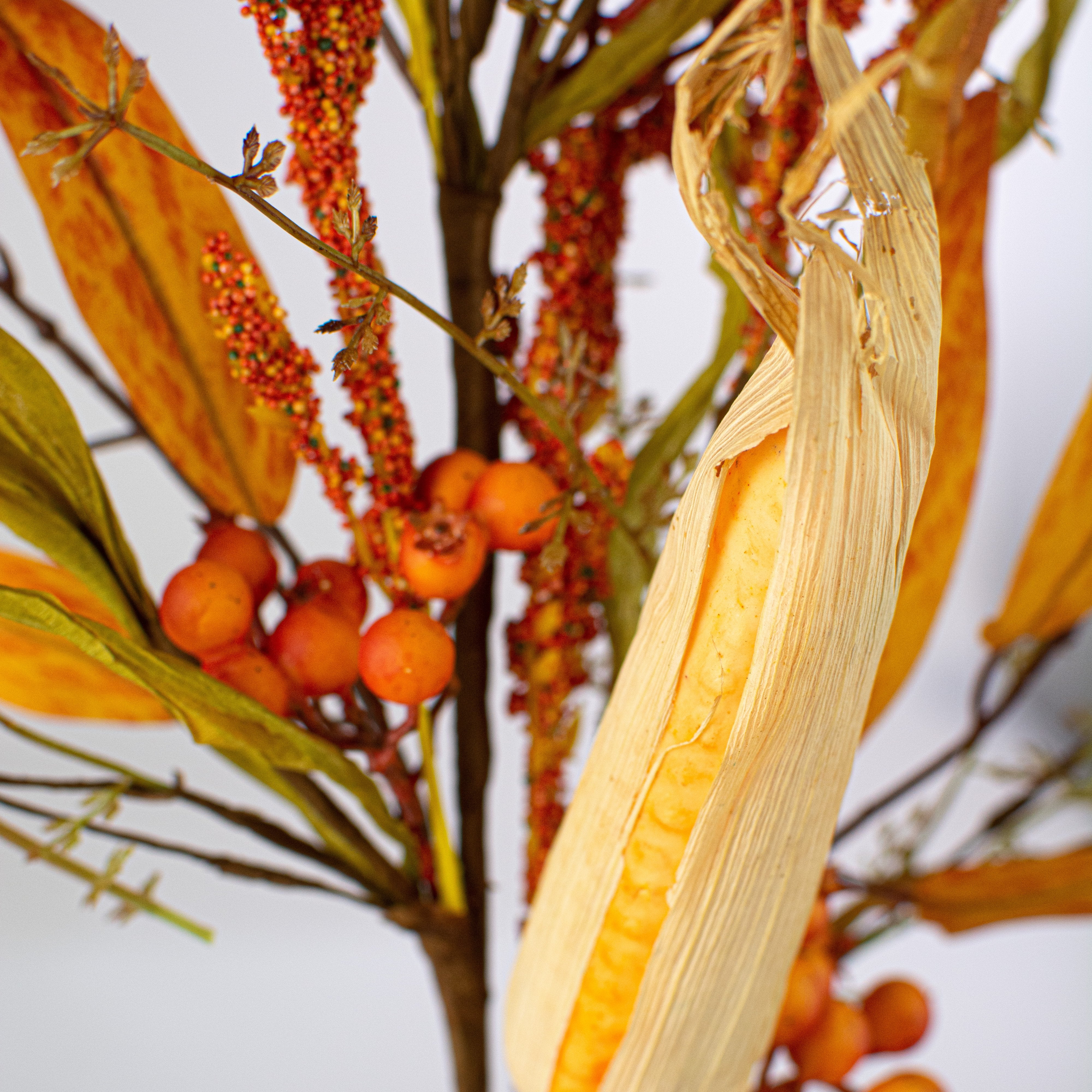 29" Corn Heather Spray: Orange Lifestyle Photo
