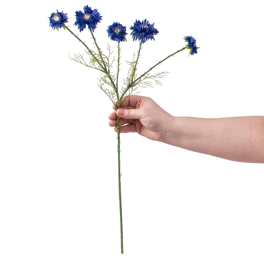 22" Cornflower Spray: Blue detail photo 3