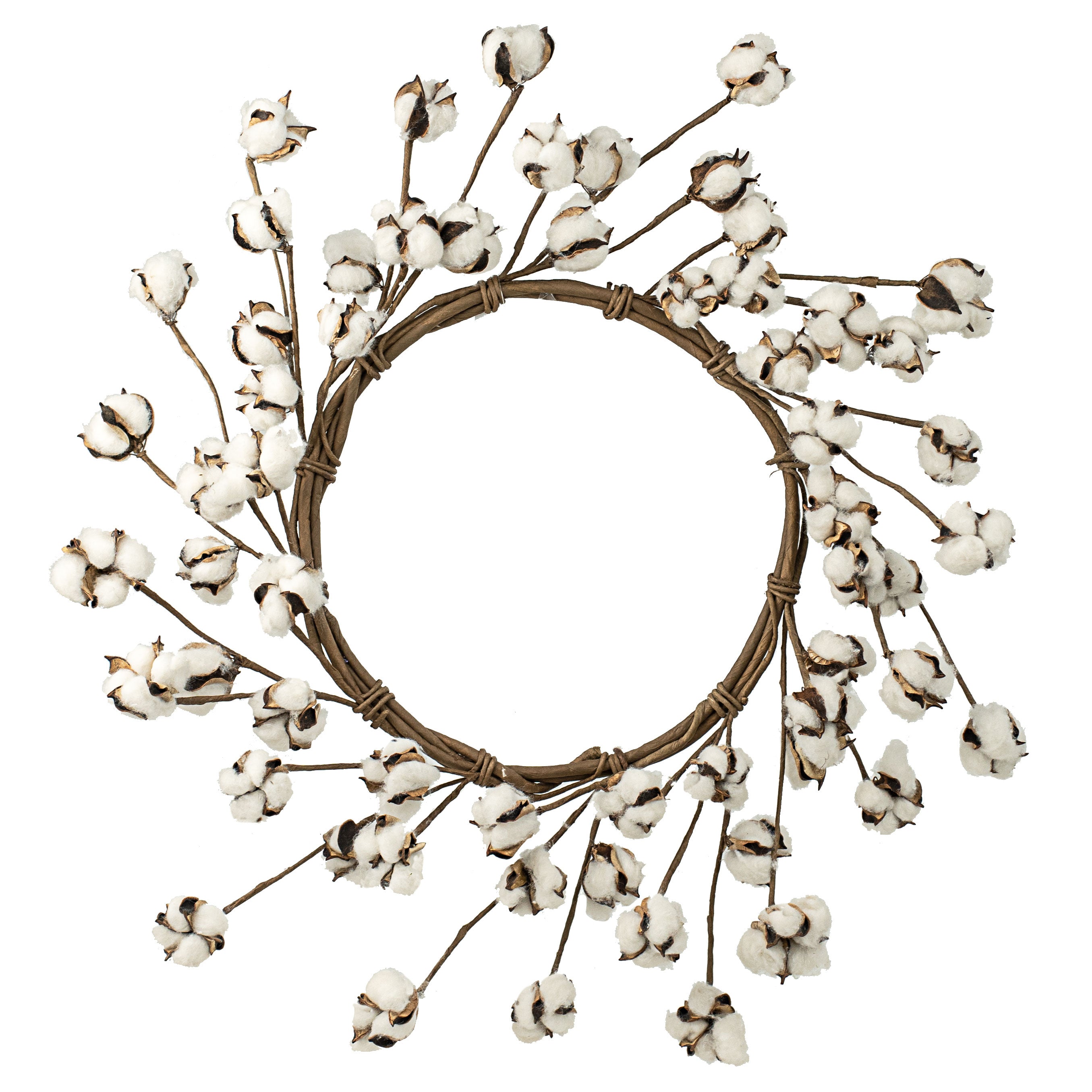 22" Cotton Ball Wreath Item Number: 804552636805