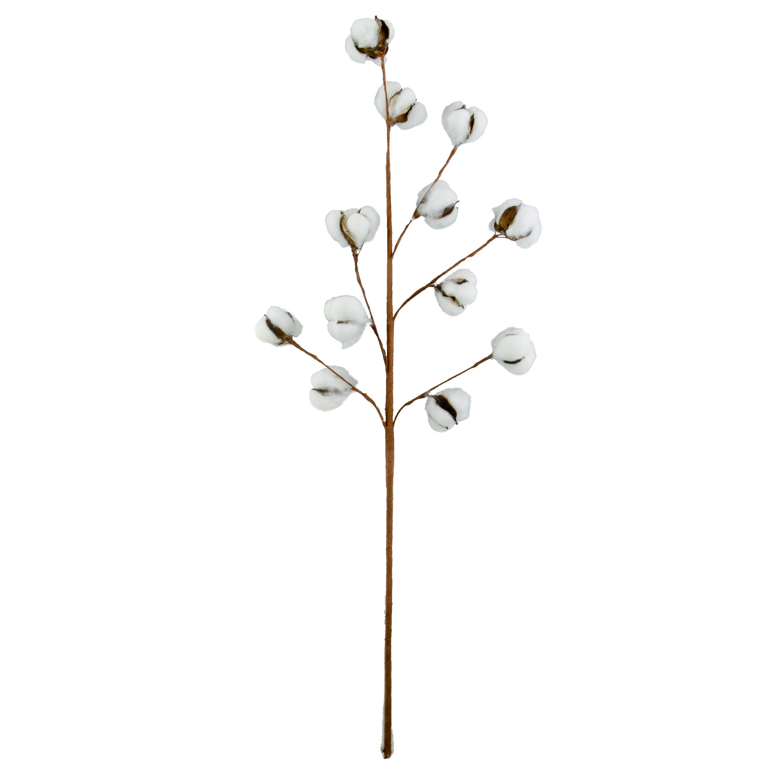 30" Cotton Boll Floral Spray (12) Item Number: 239733