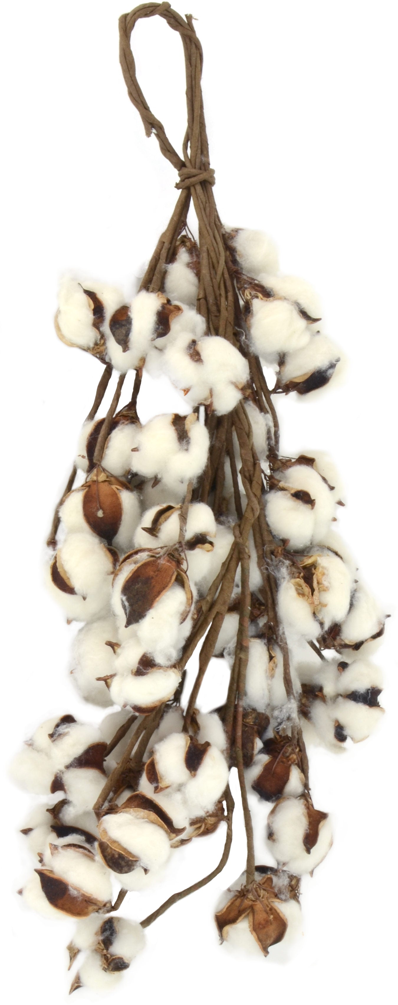 20" Cotton Boll Teardrop Swag Item Number: TG1195
