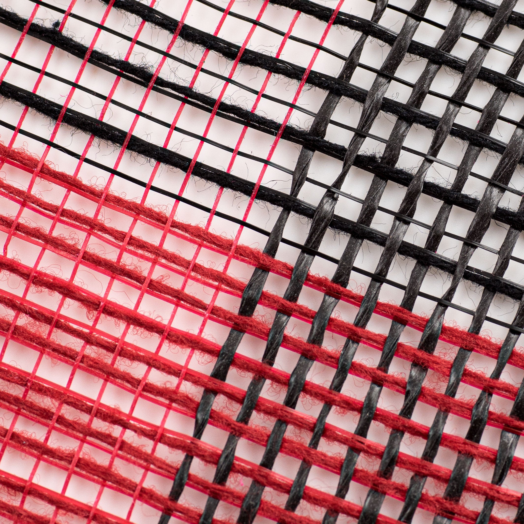 10" Cotton Check Deco Mesh: Buffalo Plaid detail photo 3