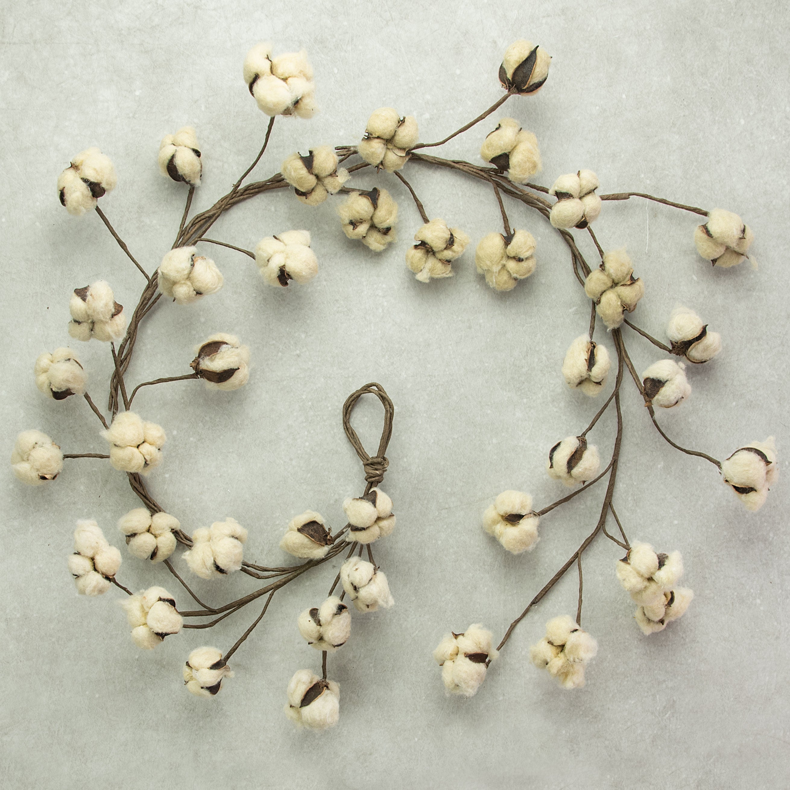 5' Cotton Garland: Tea Stain Item Number: ISB69591
