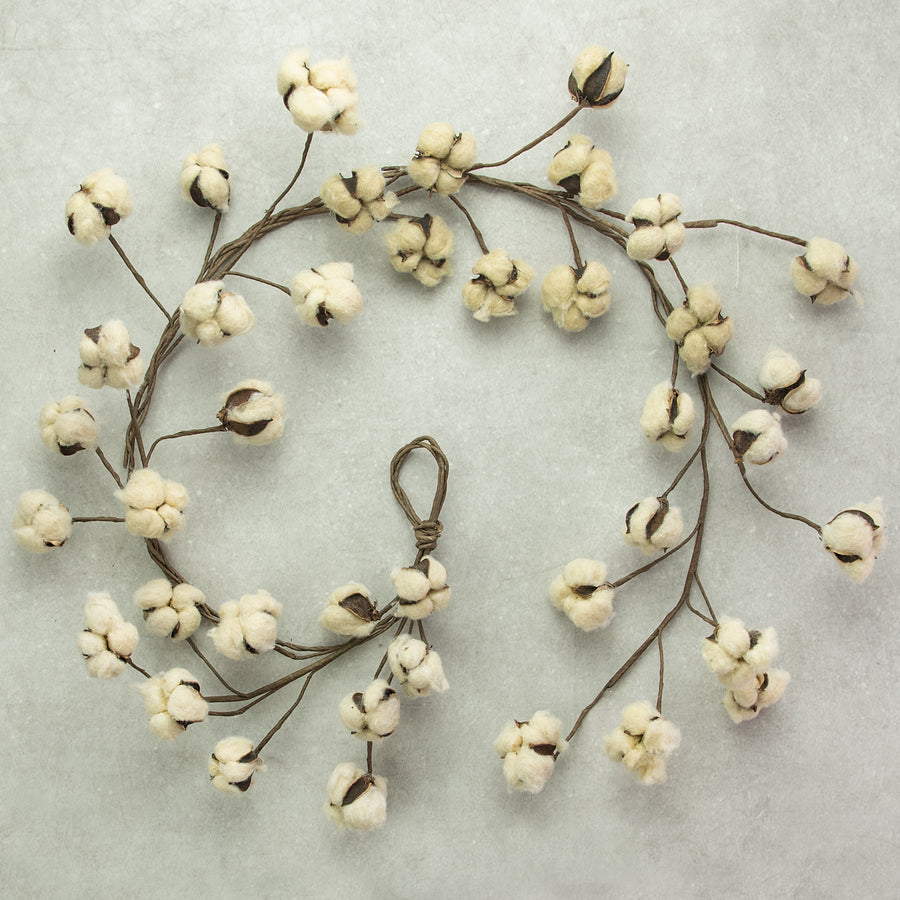 5' Cotton Garland: Tea Stain Item Number: ISB69591