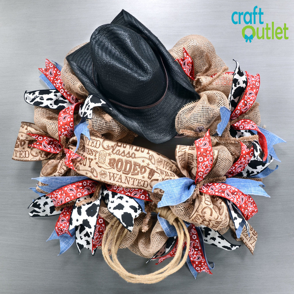 2.5" Cowhide Print Ribbon: Black & Ivory (10 Yards) detail photo 3