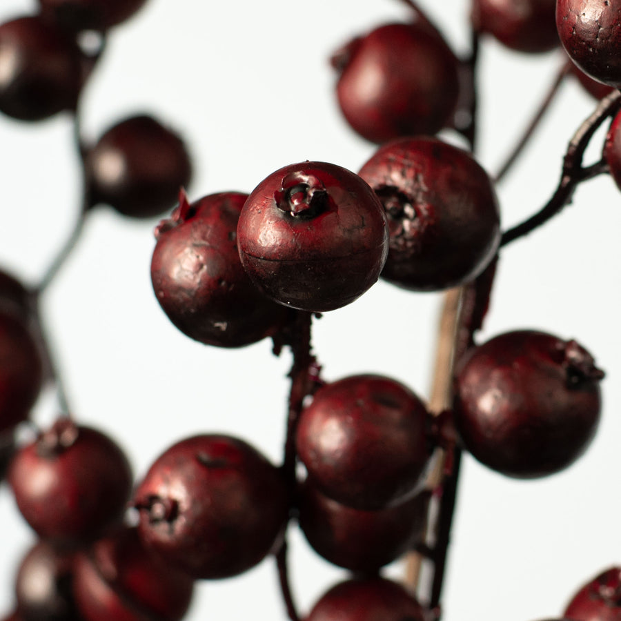29" Crabapple Berry Spray: Matte Cranberry Lifestyle Photo