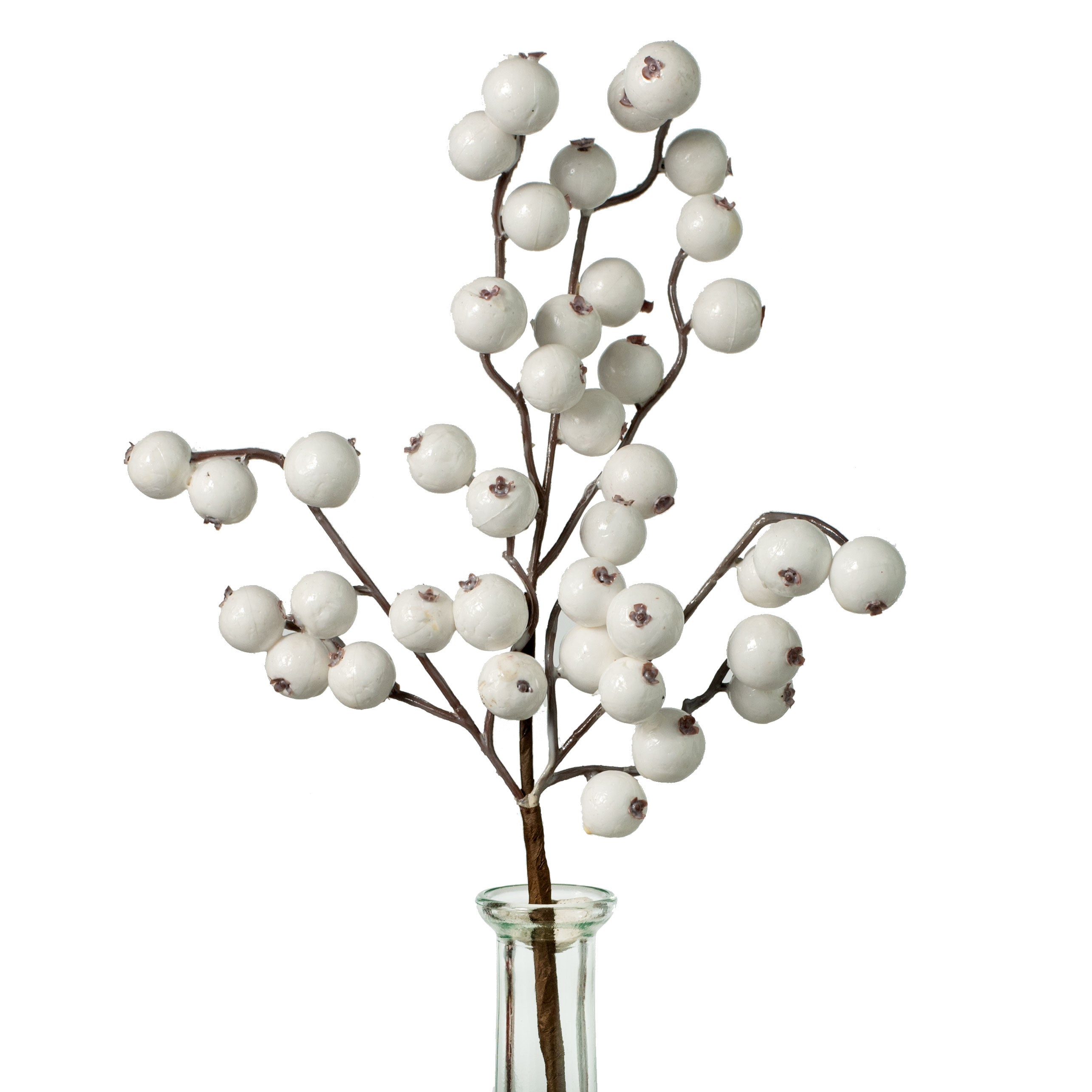 12" Crabapple Pick: Shiny White Item Number: 281394