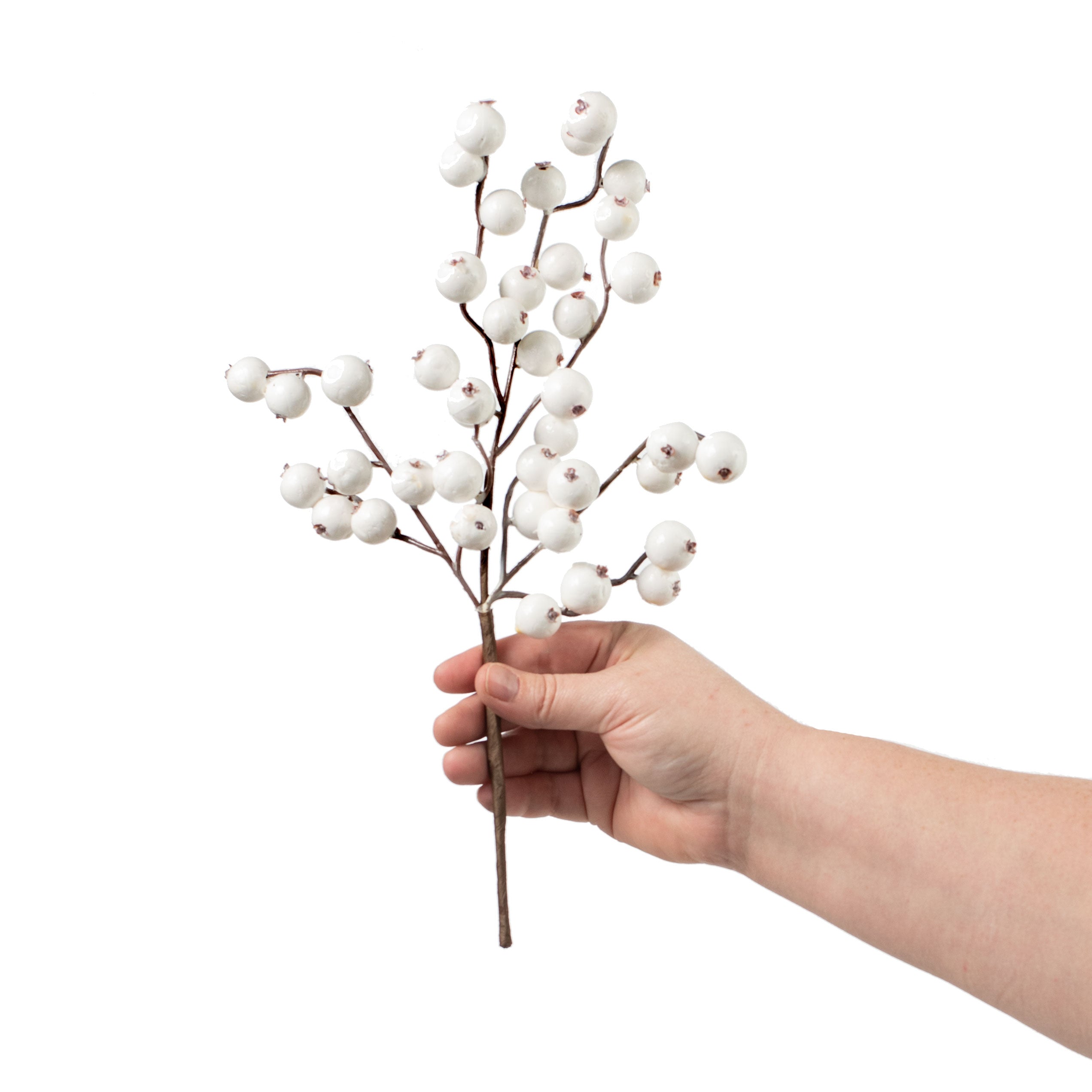 12" Crabapple Pick: Shiny White detail photo 3
