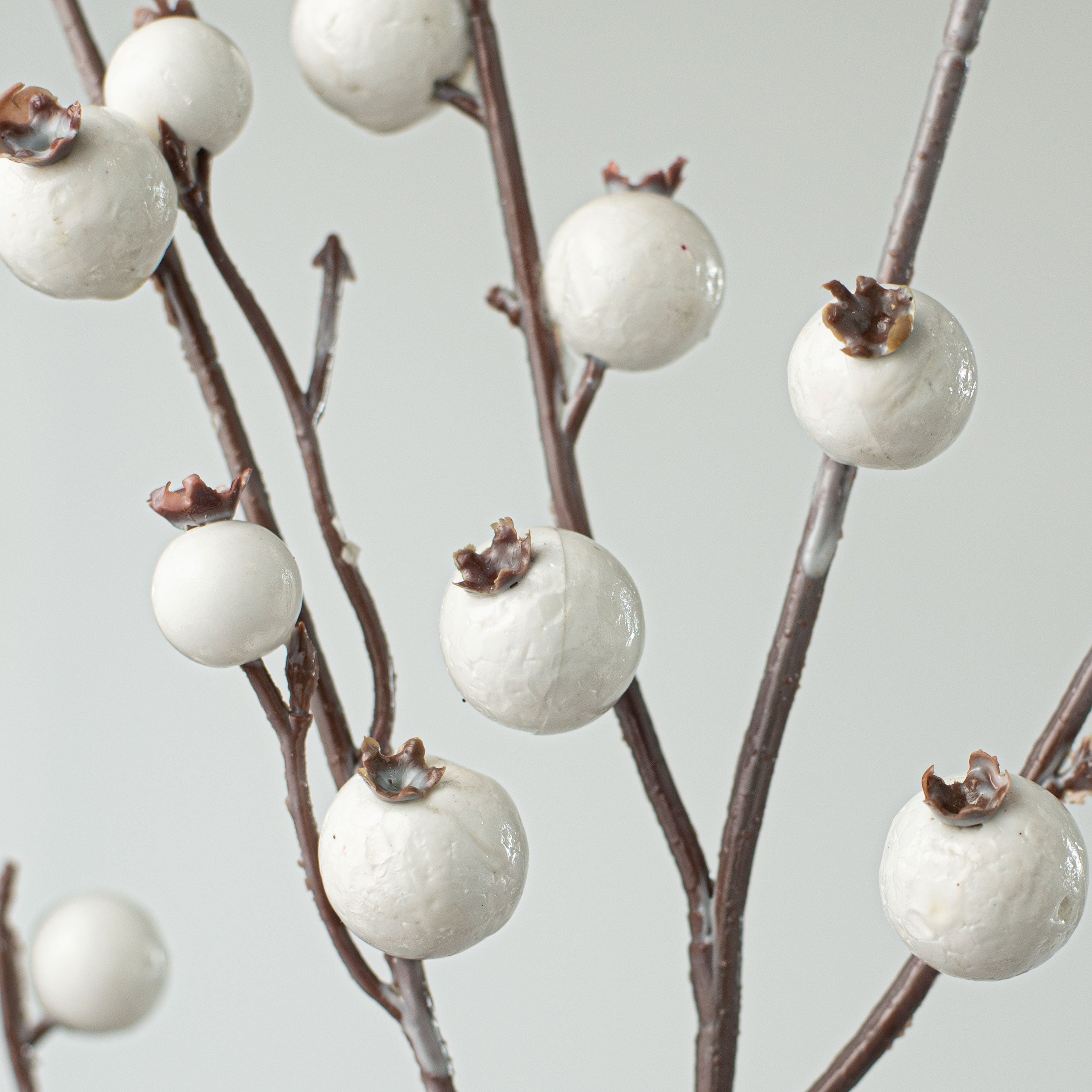 30" Crabapple Spray: Shiny White Lifestyle Photo