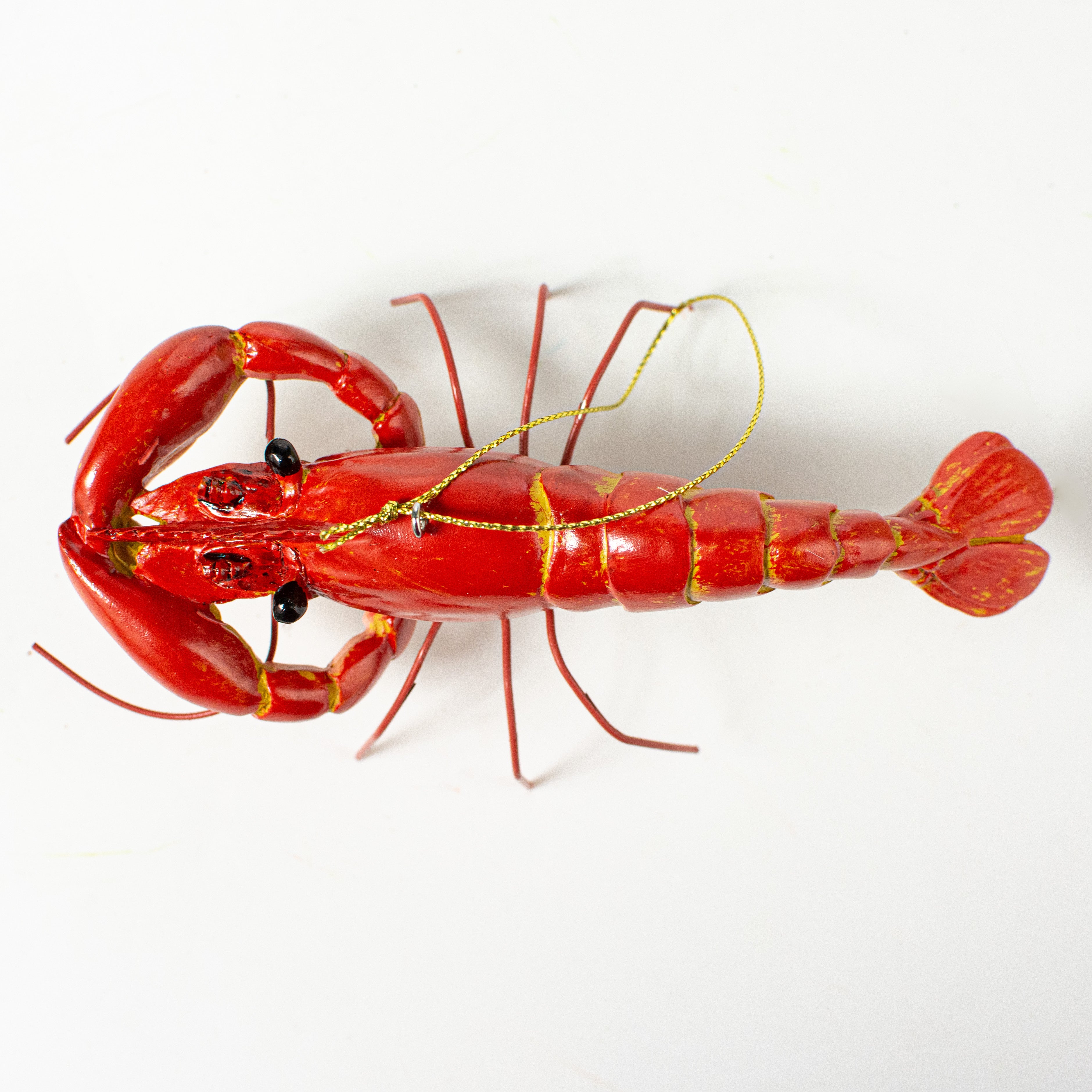 5.5" Crawfish Ornament: Realistic Red detail photo 4