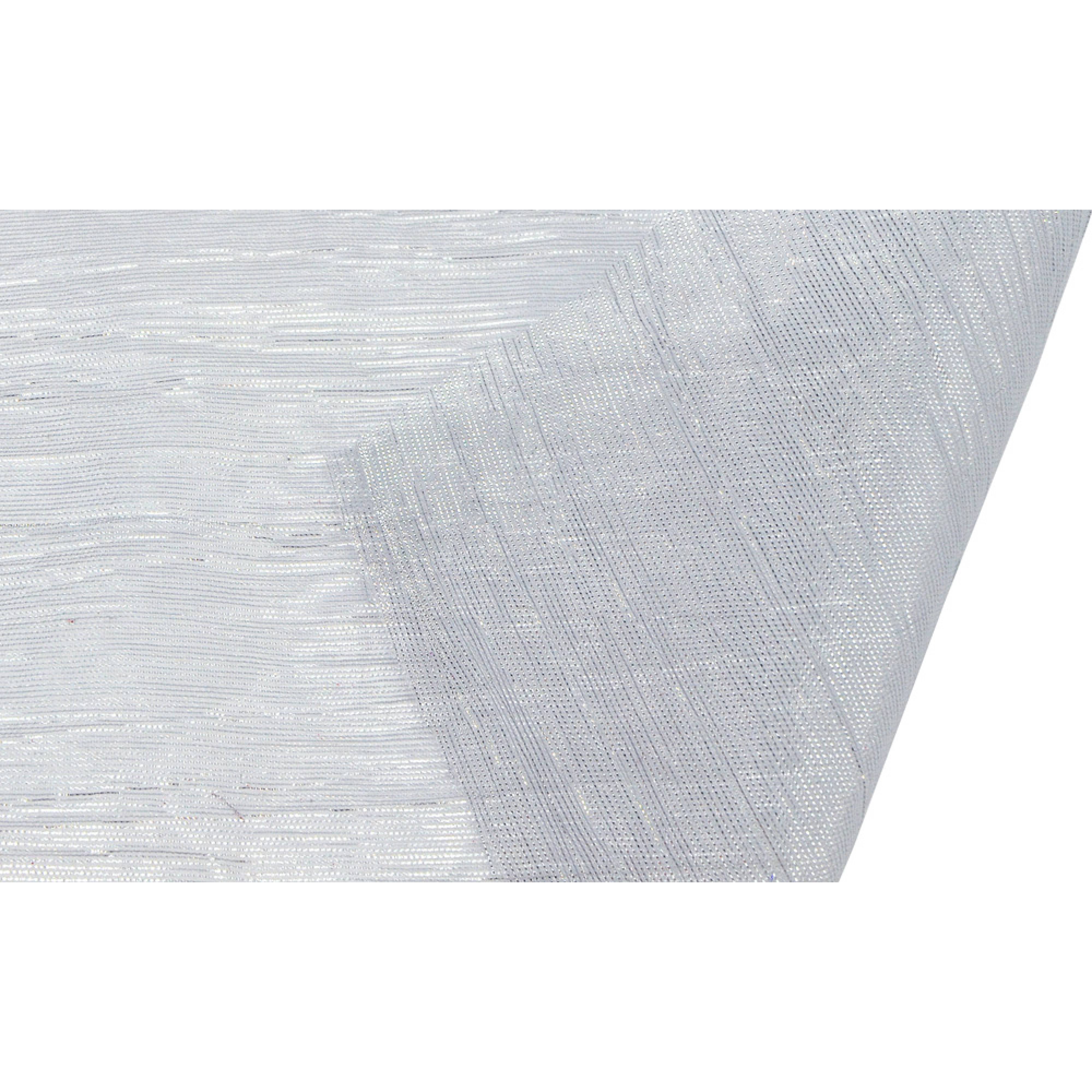 17" Crinkle Fabric Roll: Metallic Silver (5 Yards) Lifestyle Photo