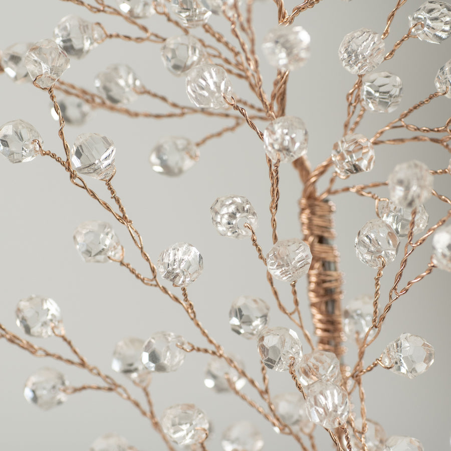 18" Crystal Branch Spray: Rose Gold Lifestyle Photo