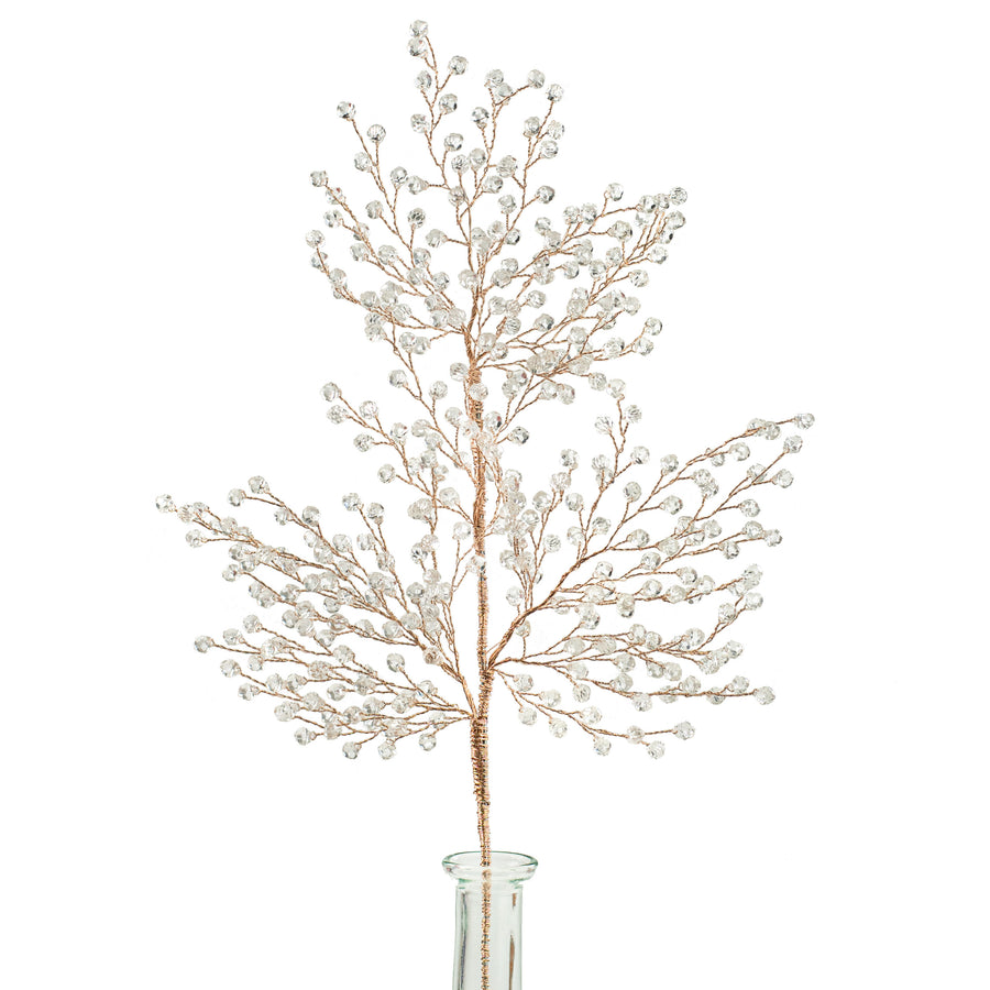 18" Crystal Branch Spray: Rose Gold Item Number: 281000