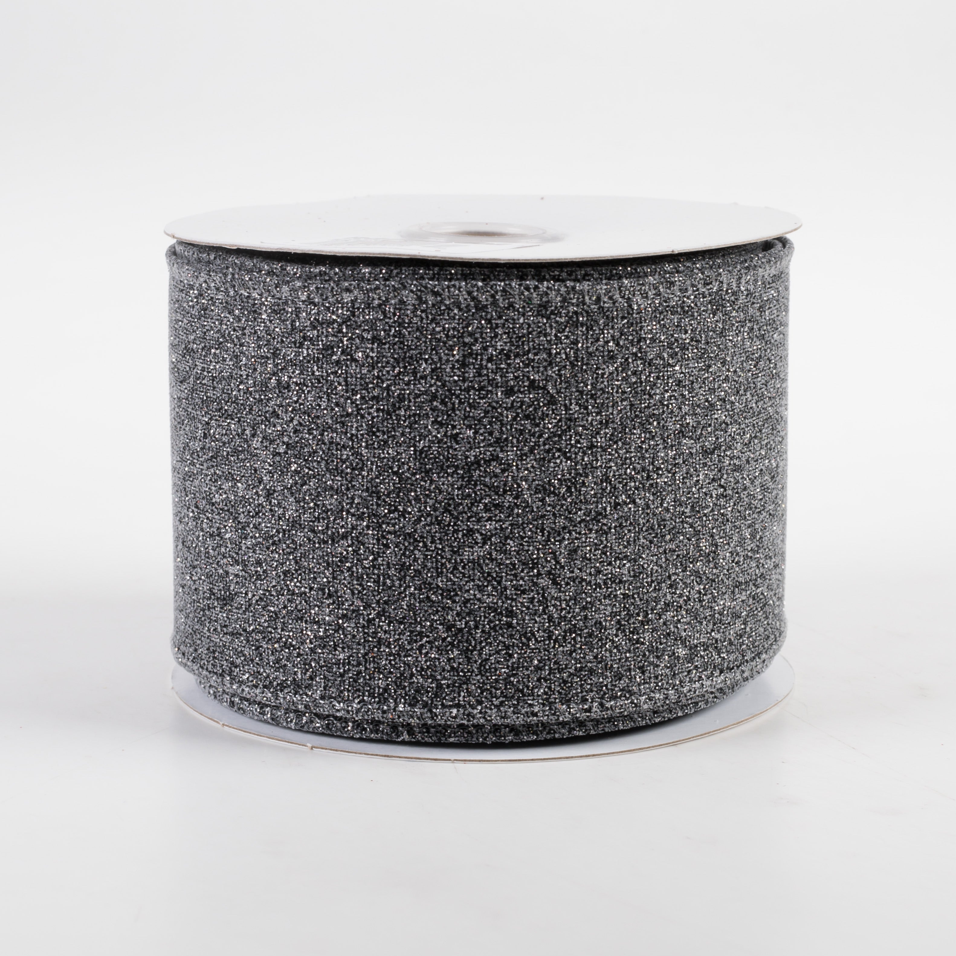 2.5" Crystal Shine Ribbon: Black (10 Yards)