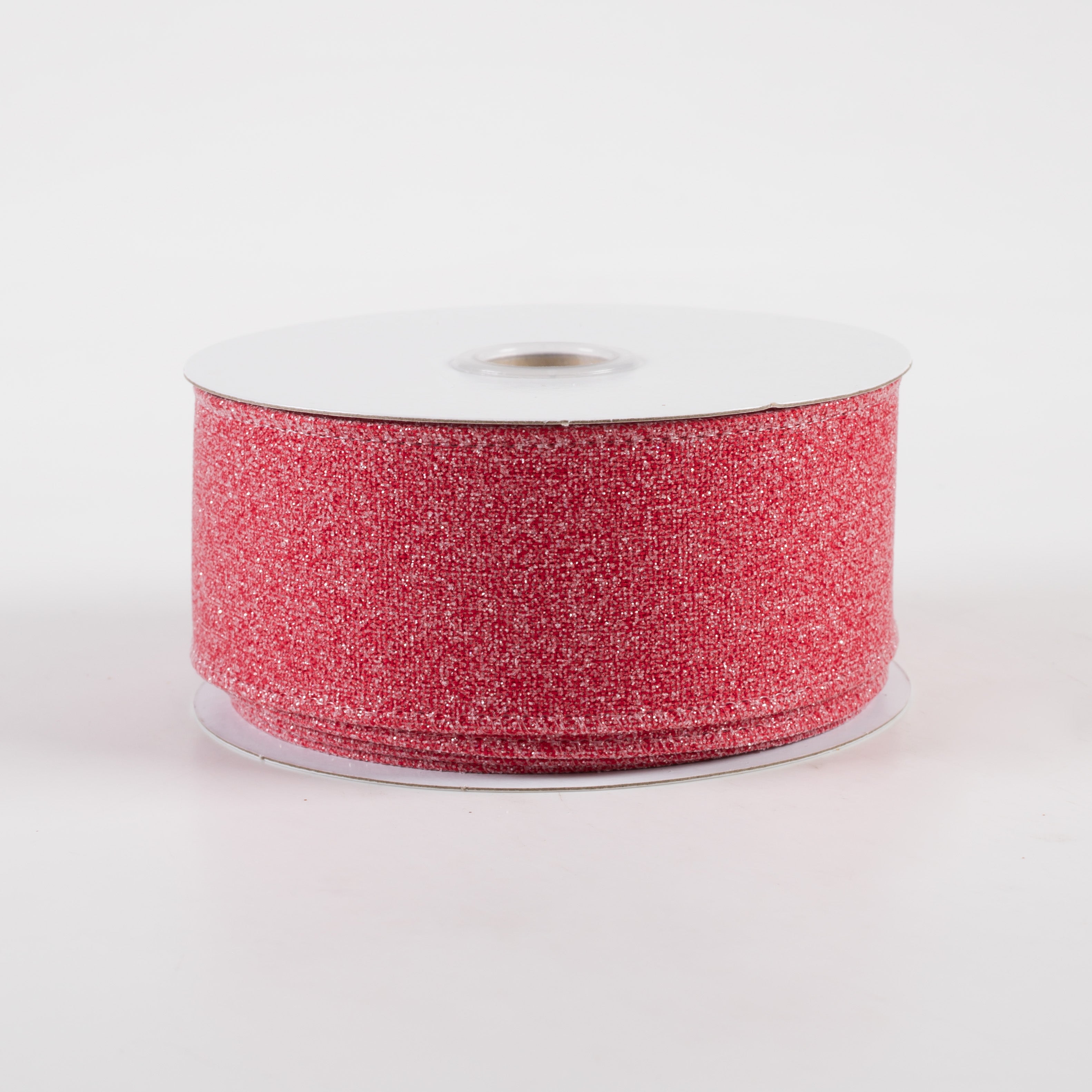 1.5" Crystal Shine Ribbon: Red (10 Yards)