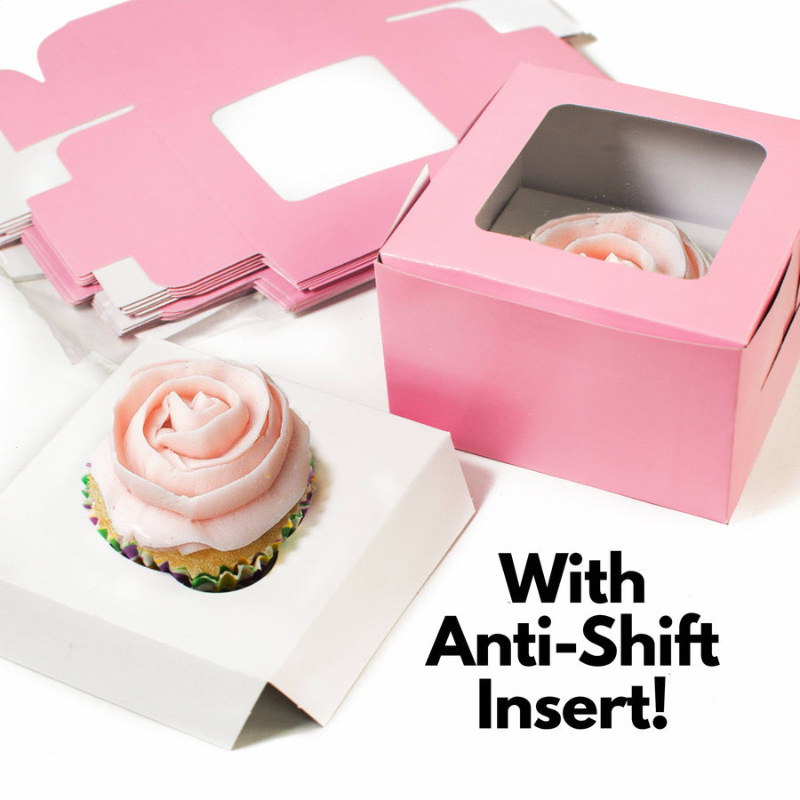 4.5" Cupcake Boxes: Light Pink (12) Item Number: OTC3-5360