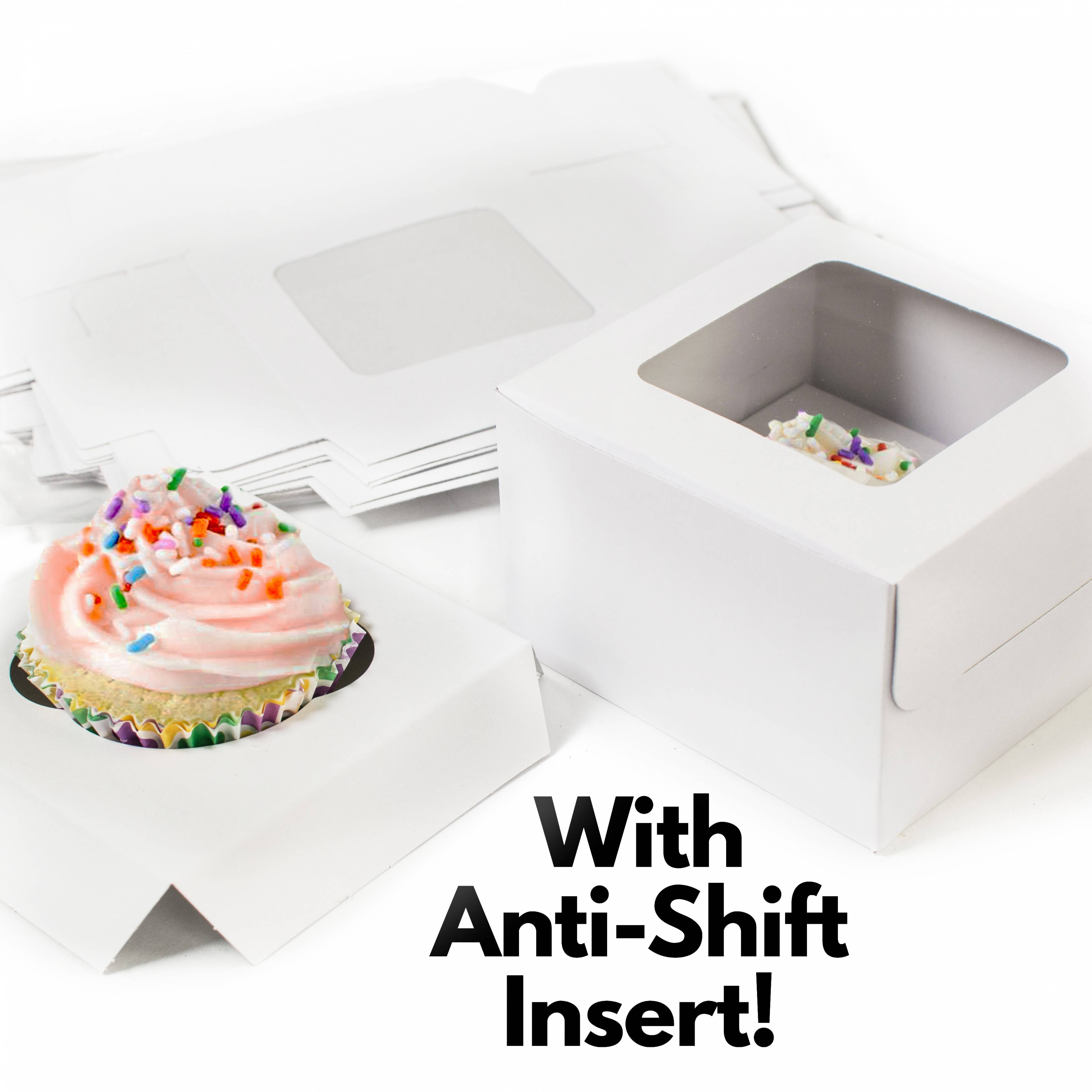 4.5" Cupcake Boxes: White (12) Item Number: OTC3-3581