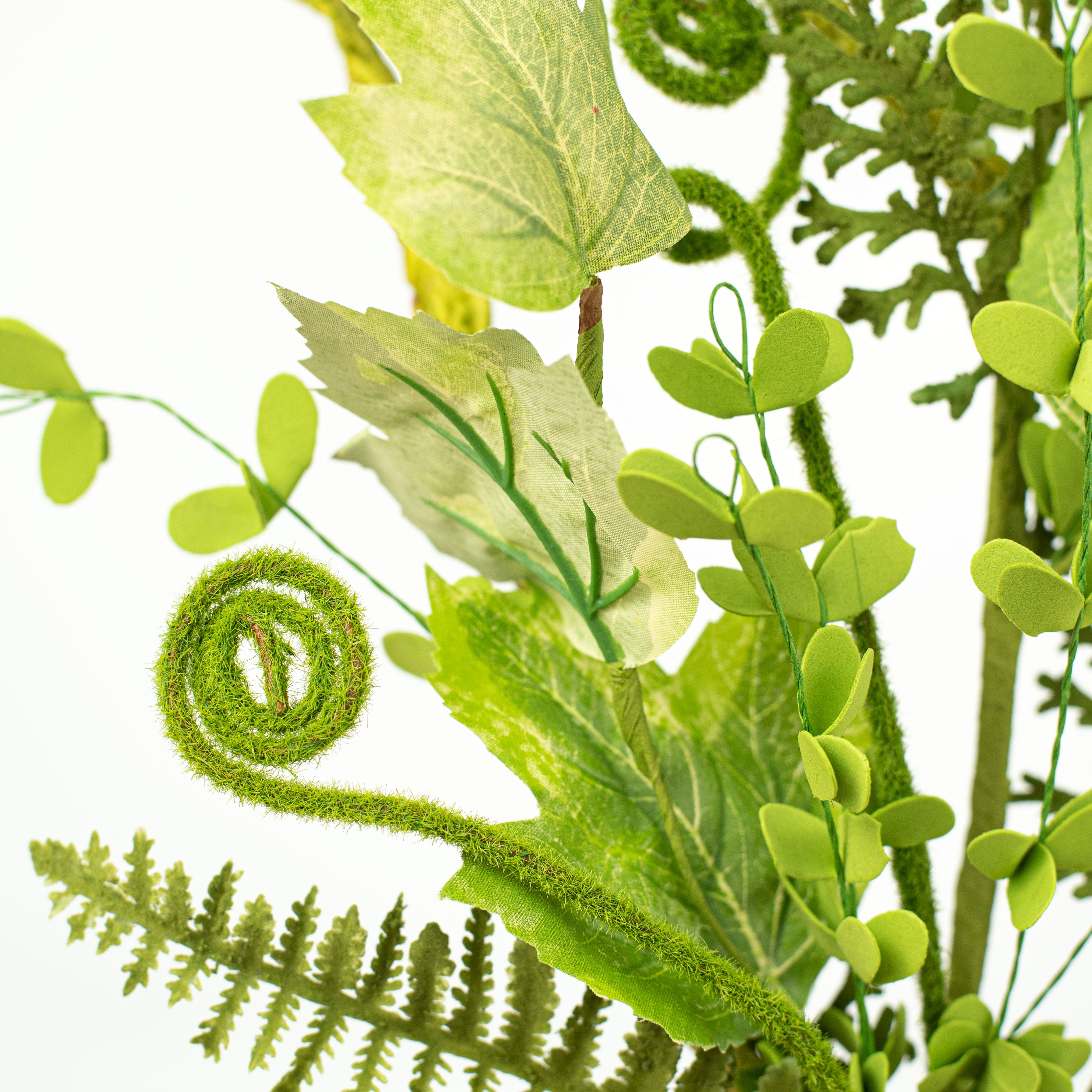 31" Curly Moss Twig Grass & Fern Spray Lifestyle Photo