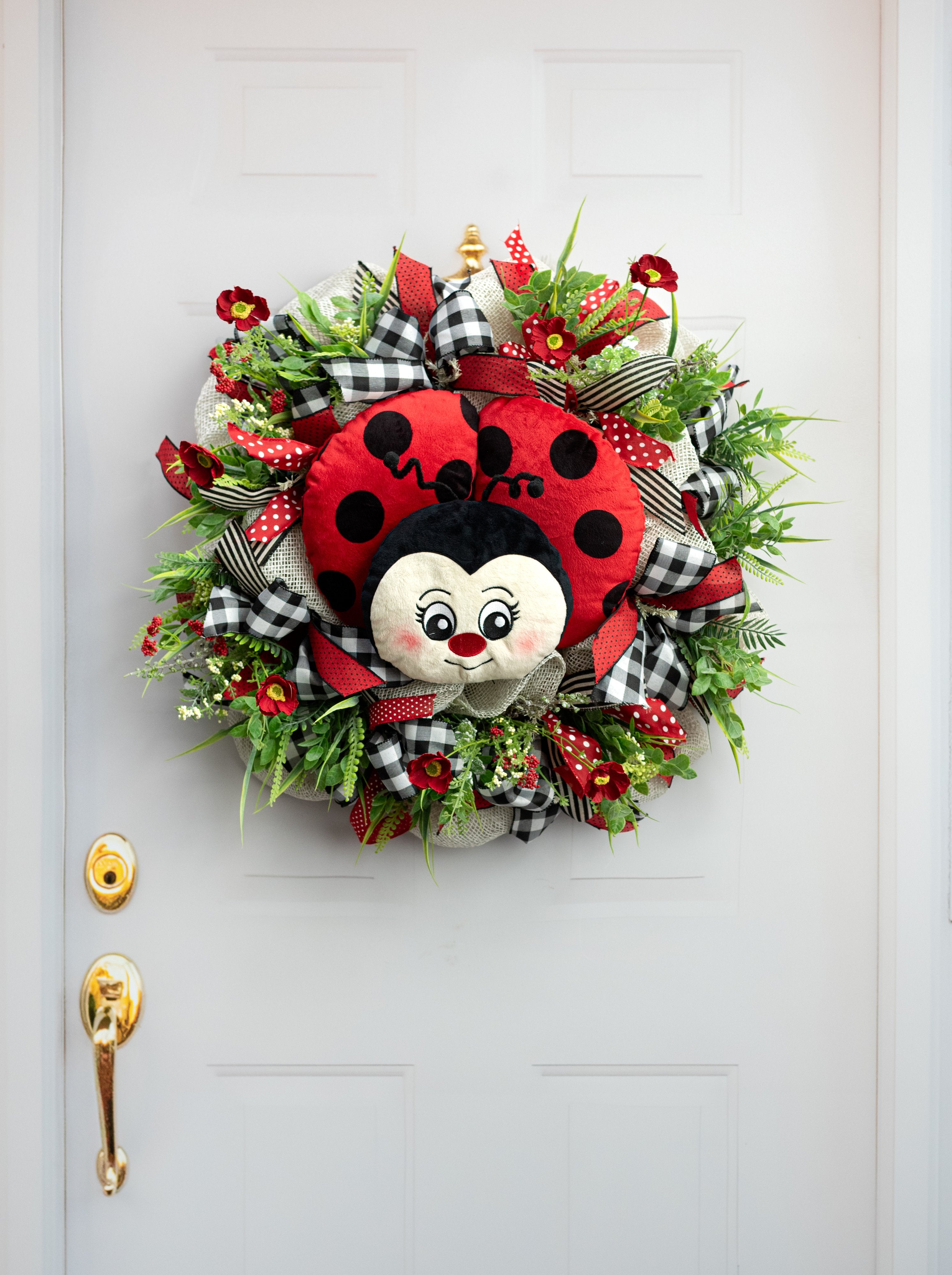 Cute Ladybug Wreath Decorating Kit (3 Pieces) detail photo 5