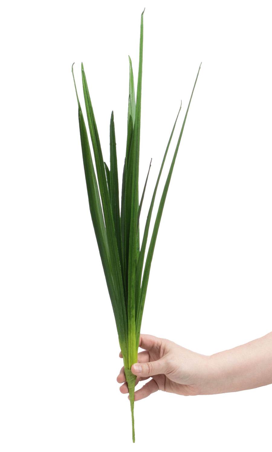 26" Cymbidium Orchid Leaf Spray detail photo 3