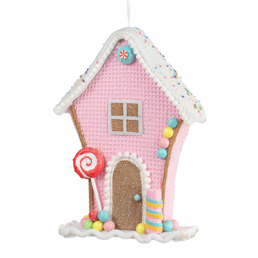 10" Gingerbread Candy House Ornament