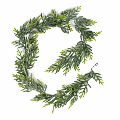 6' Frosted Value Northfolk Pine Garland