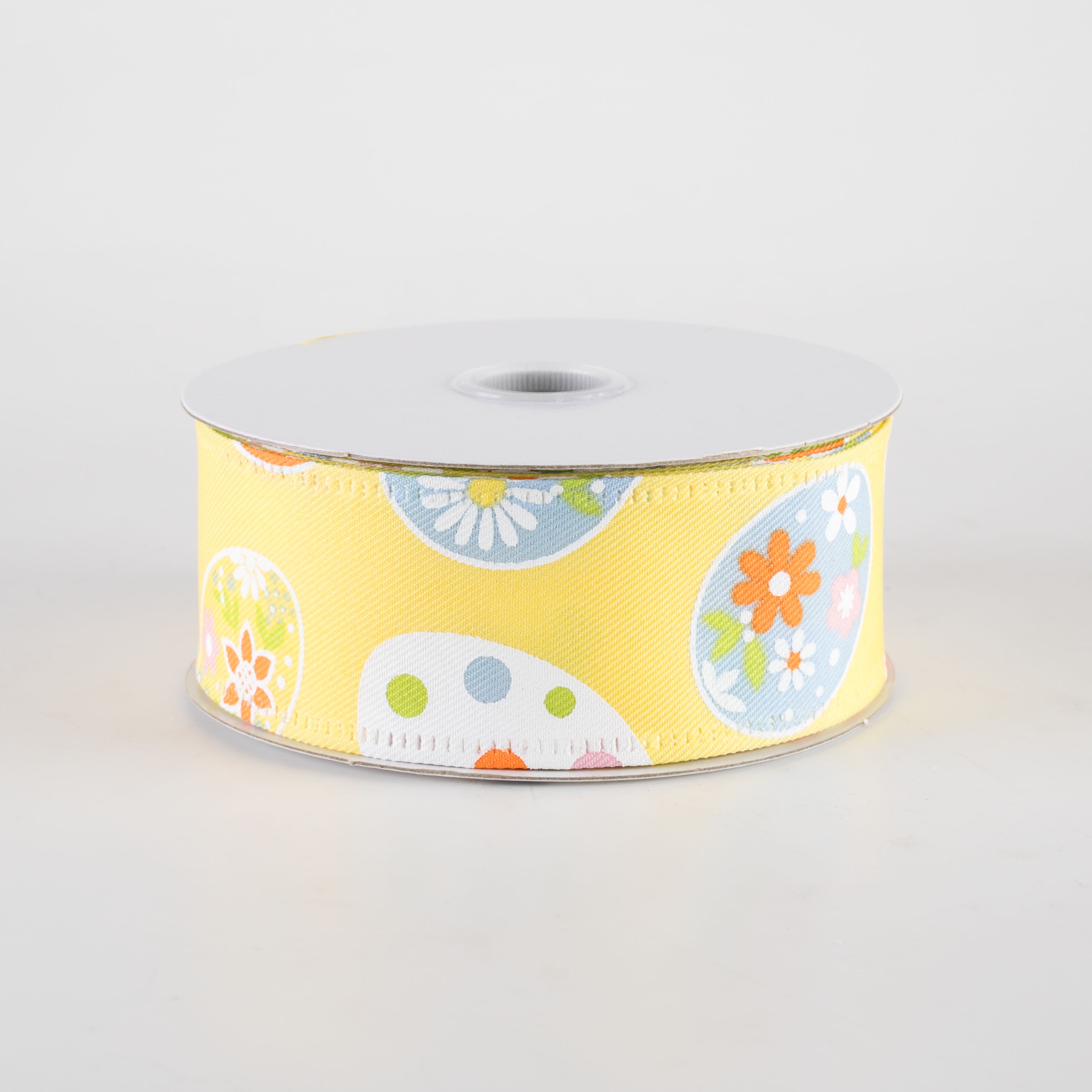 1.5" Daisy Eggs Ribbon: Light Yellow (10 Yards) Item Number: 35401-09-02
