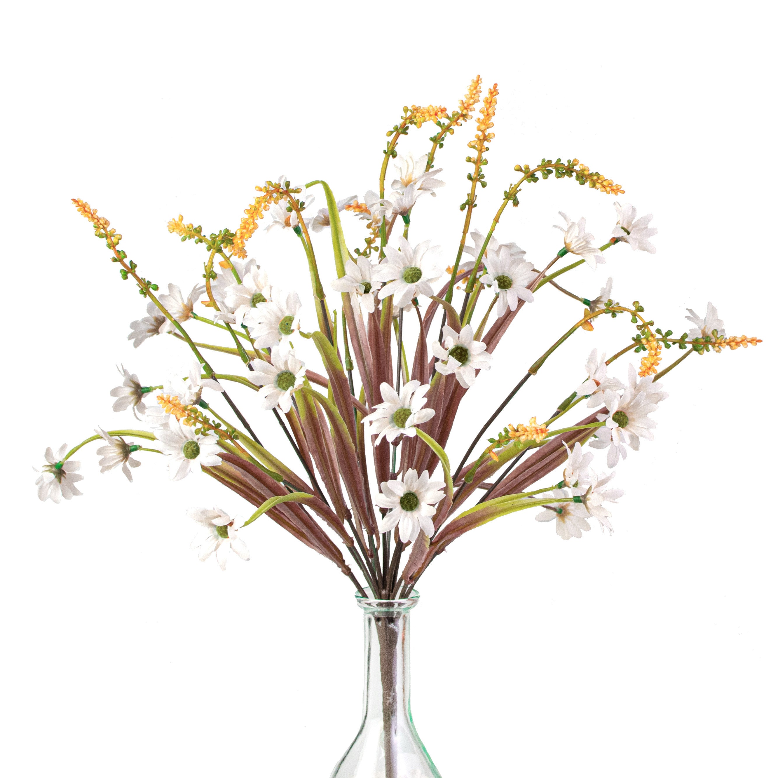 18" Daisy Filler Bush: Cream Item Number: 56688CM