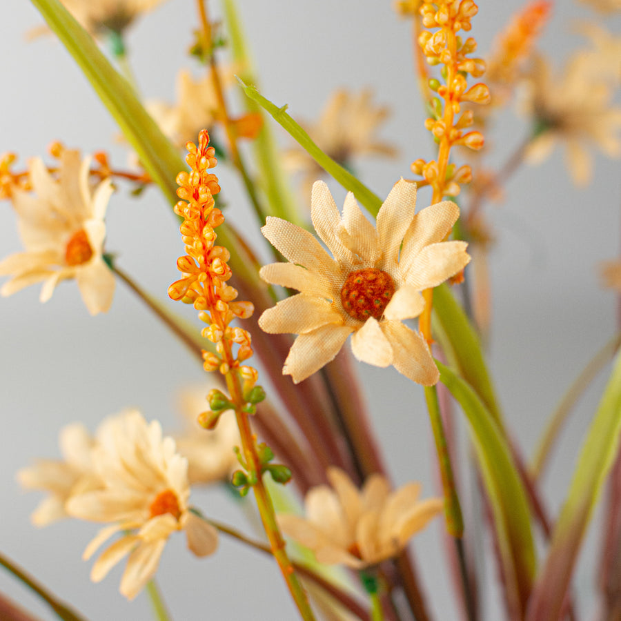 18" Daisy Filler Bush: Pale Yellow Lifestyle Photo