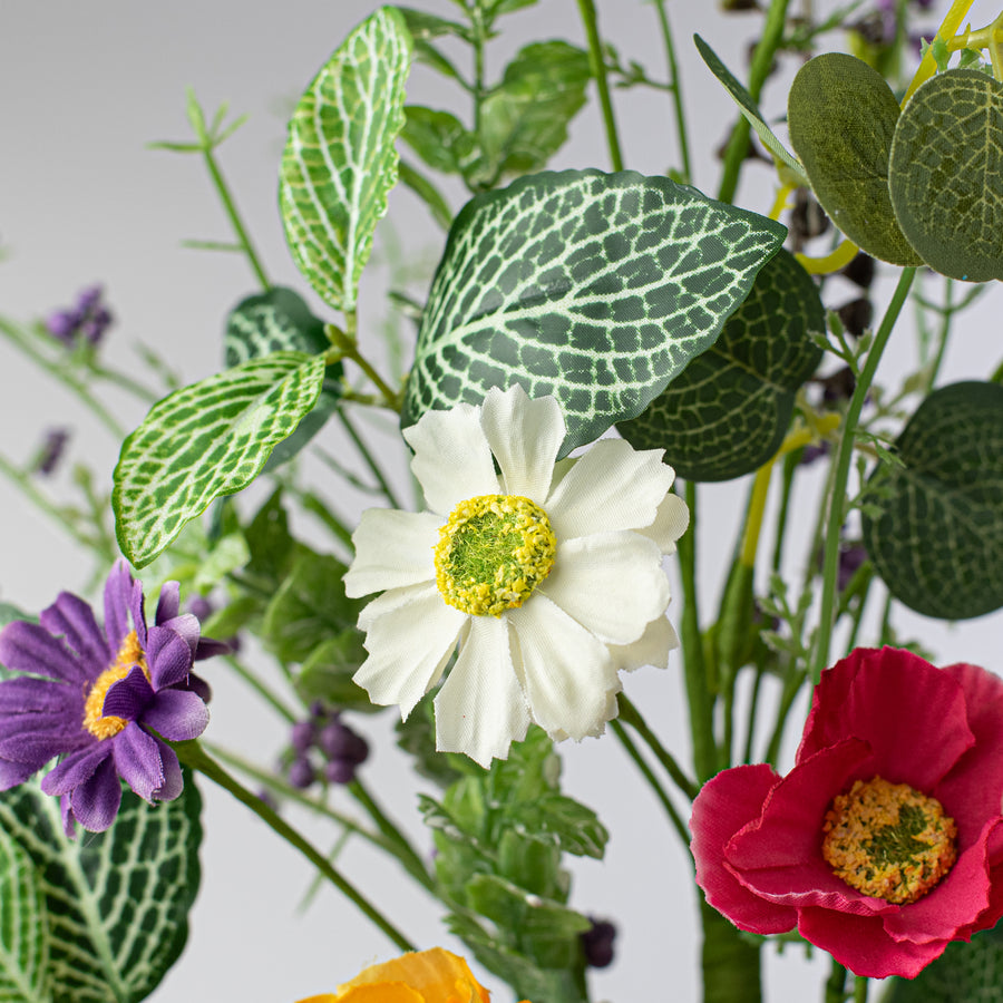 20" Daisy, Poppy, Leaves Pick Lifestyle Photo