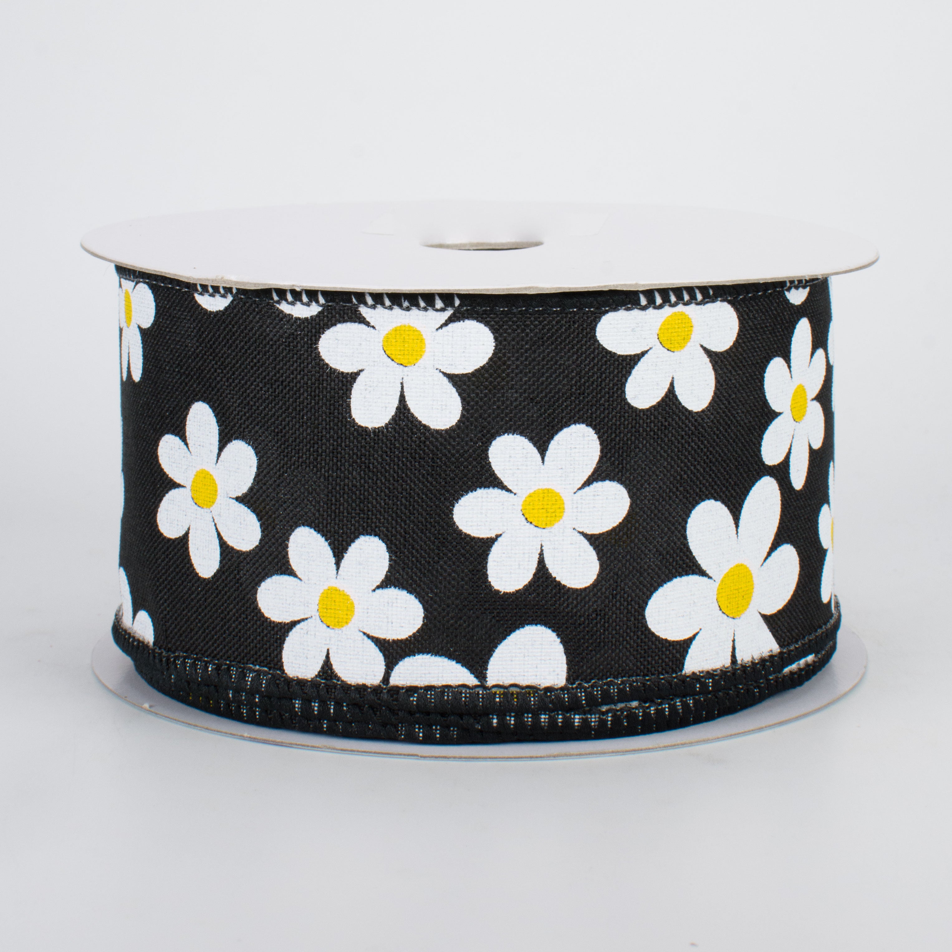 2.5" Daisy Print Ribbon: Black (10 Yards)