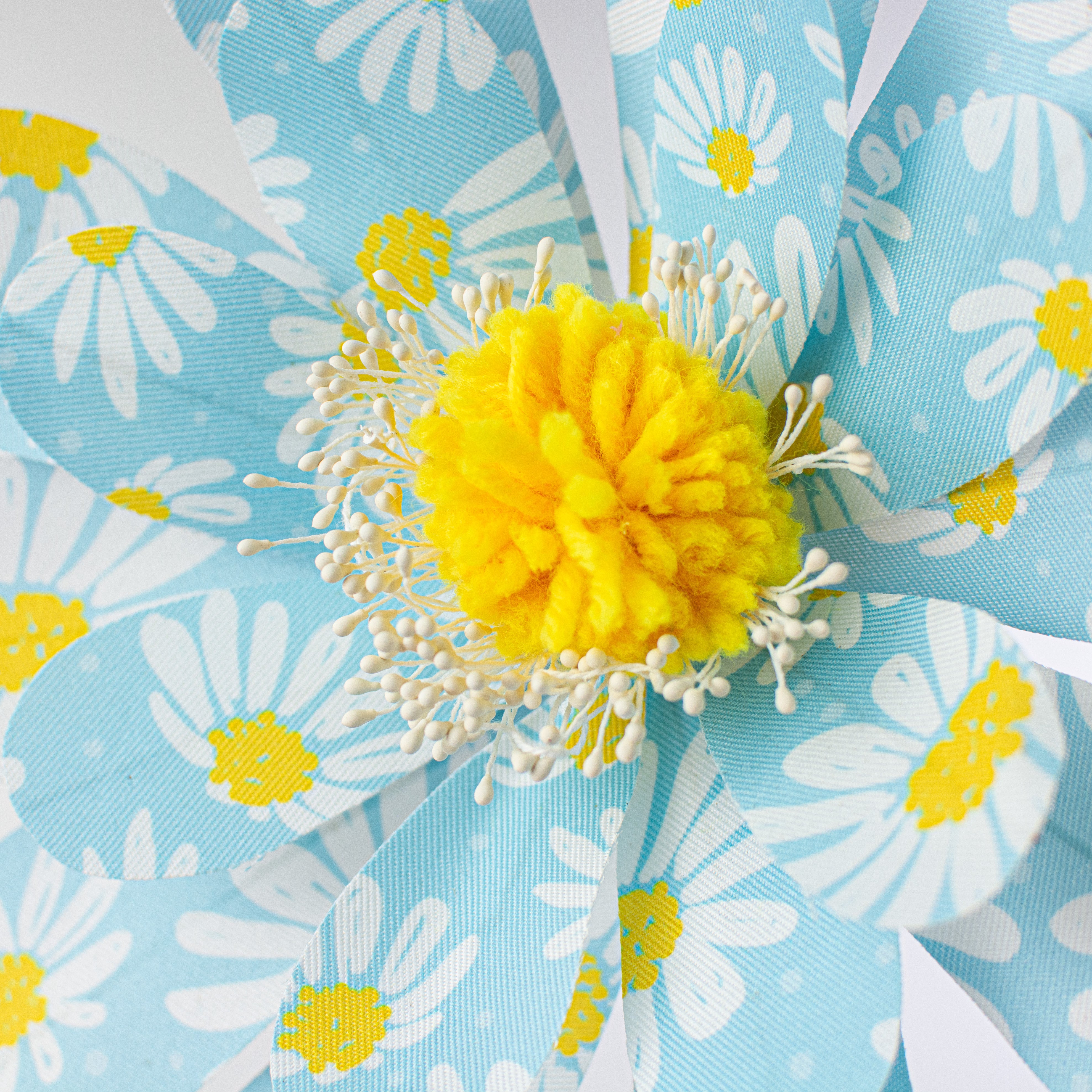 24" Daisy Sunflower Spray: Blue Lifestyle Photo