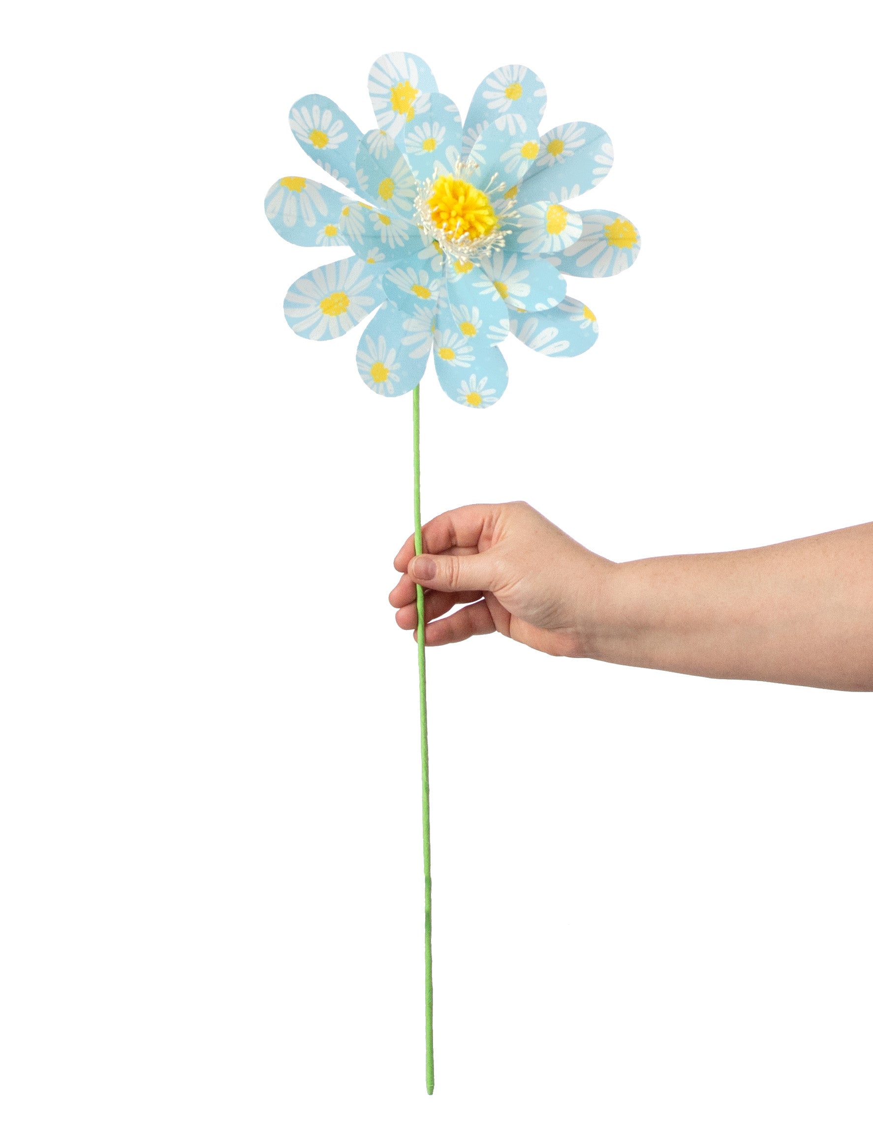 24" Daisy Sunflower Spray: Blue detail photo 3