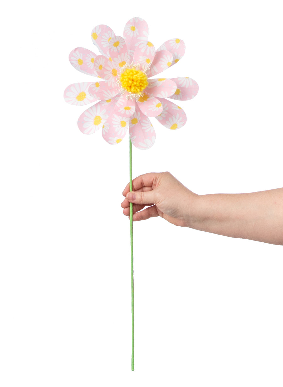 24" Daisy Sunflower Spray: Pink detail photo 3